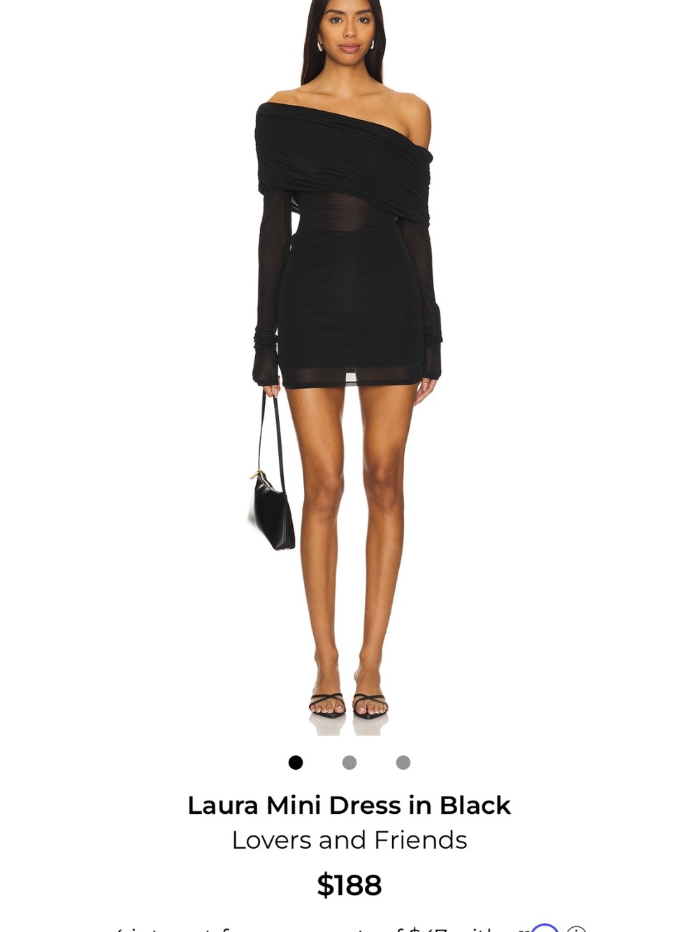 Laura mini dress in Black lovers and friends
